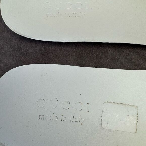 Gucci Basket Low 'White Demetra Green' Trainers 698785 Size 9 - Picture 14 of 16